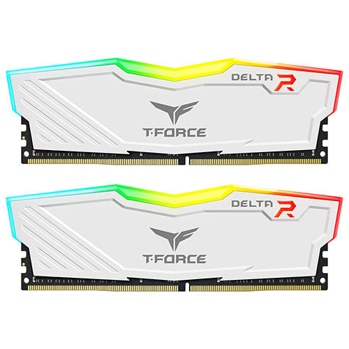 Team T-Force Delta RGB 64GB DDR4 3600MHz White CL18 Dual Kit Team T-Force Delta RGB 64GB DDR4 3600MHz White CL18 Dual Kit